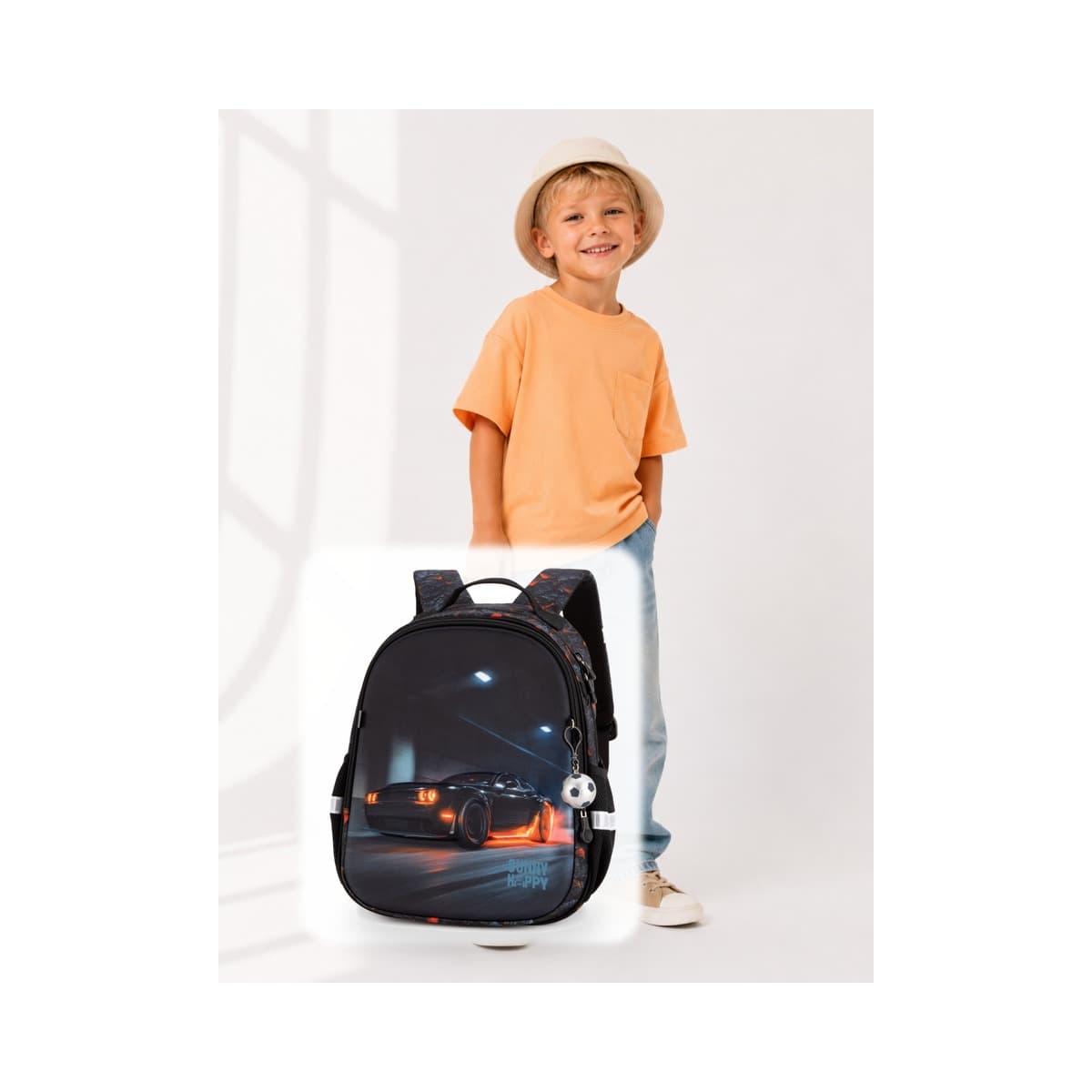 Шкільний рюкзак Sunny Happy SH1-12 зі спортивним автомобілем 2