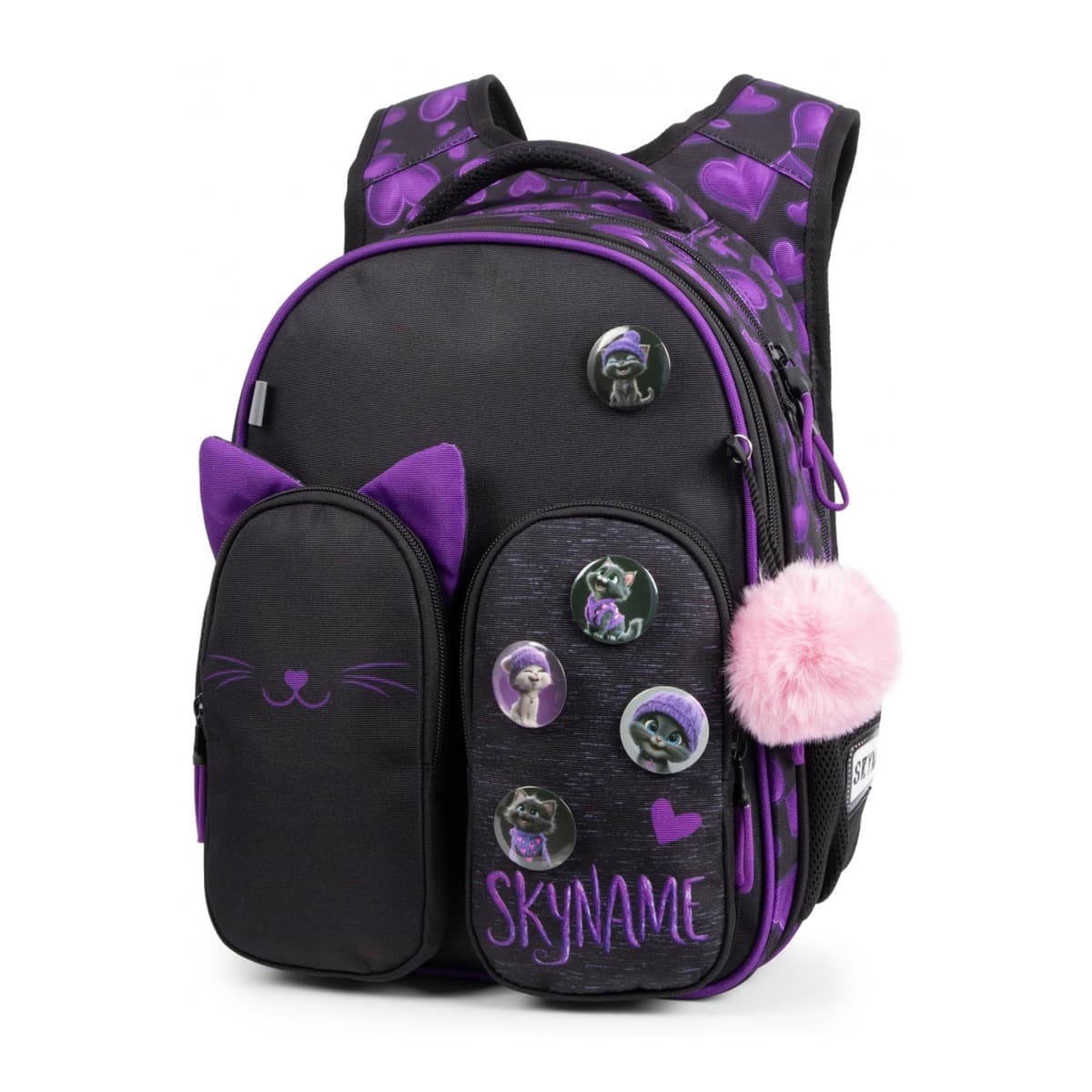 Рюкзак шкільний Winner/SkyName R9-12 з котиком