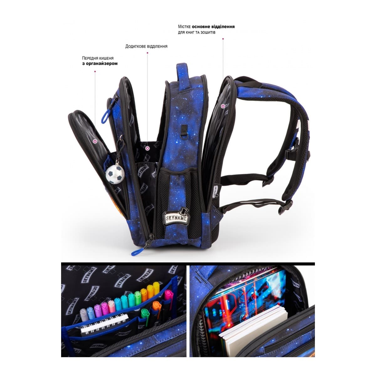 Рюкзак шкільний Winner/SkyName RK-620 Gamer 4